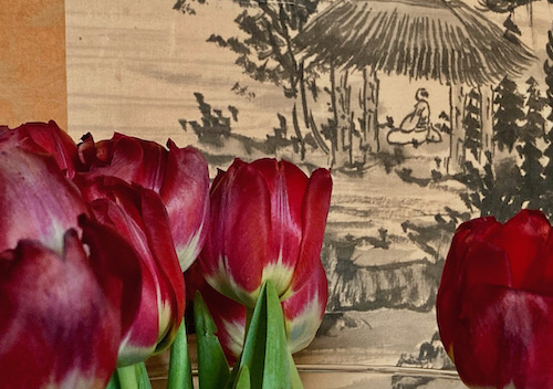 Tulipes et ermitage - salle à mangerr